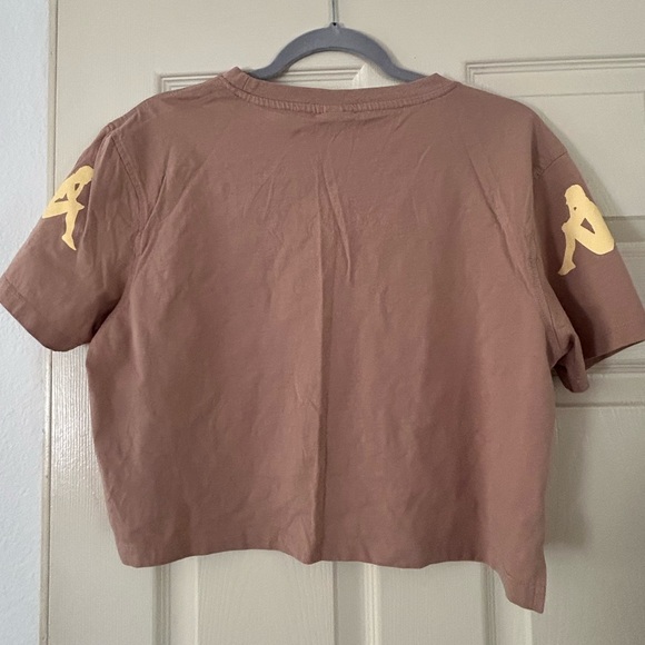 Nude cropped Kappa Tshirt (size: L) - Picture 3 of 3